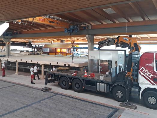 Arbeitsplattform Flück Holzbau AG, Wangen bei Dübendorf