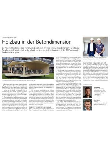 Holzbau in der Betondimension