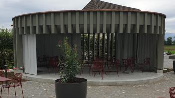 Die TS3-Technologie ermöglicht eine Konstruktion ohne Unterzüge oder Stützen in der Mitte des Pavillons