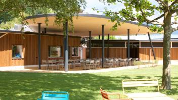 Nouvelle construction de la plage Hopfräben, Brunnen