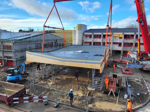 Überdachung Kaserne, Chamblon