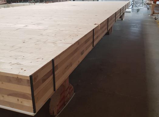 Vorbehandlung CLT-Platte