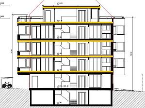 Cross section Wehntalerstrassee 52