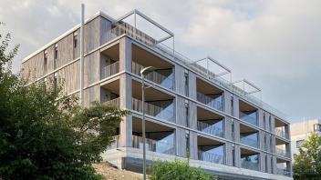 Einst war das Gebäude in Beton geplant. Die TS3-Techologie hat den Wechsel zum Holzbau einfach gemacht.