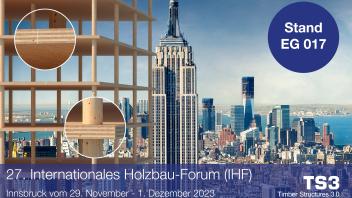 TS3 auf dem 27. Internationalen Holzbauforum (IHF) in Innsbruck